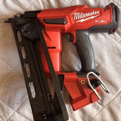 Milwaukee Fuel 16 Gauge Angled Finish  Nailer 