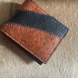 Man’s Ostrich, Leather Wallet