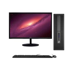 HP Monitor And Desktop