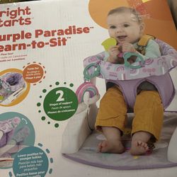 Brights Starts Purple Paradise Learn-to-Sit Ages 4 To 12 Months