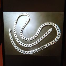 14 K Cuban Link Gold Chain Necklace USED In Original Box Great Condition 18"-26"