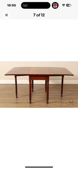 Vintage American -Colonial Style,  Cherry,  Drop-leaf,  Dinning Table  