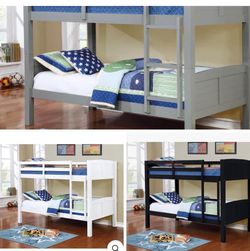 Bunk Bed twin and twin not including mattress