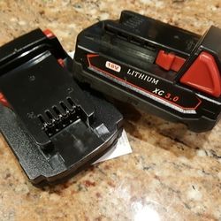 BRAND NEW 2X Vanon Rechargable 18v For Milwaukee 