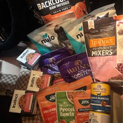 Fish flavor dog food ,freeze dried , wet, treats etc