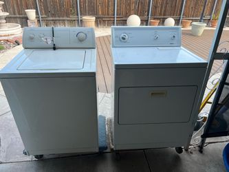 Whirlpool washer and Kenmore dryer