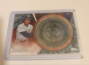 Rod Carew 1977 Al Mvp Medallion