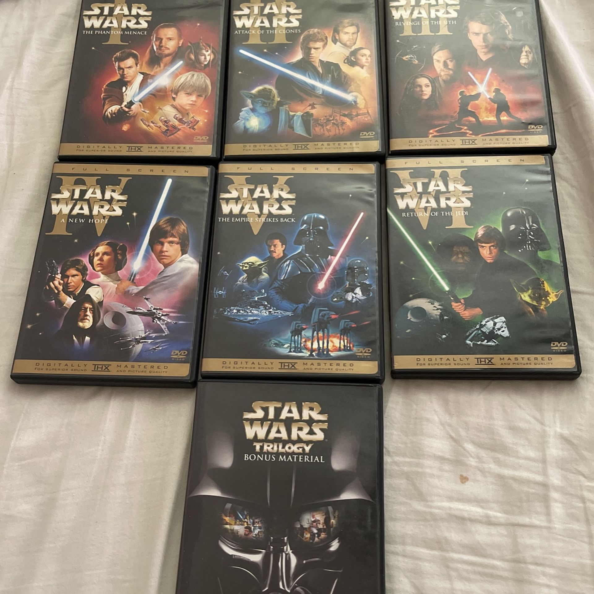 First 6 Star Wars Movies DVD