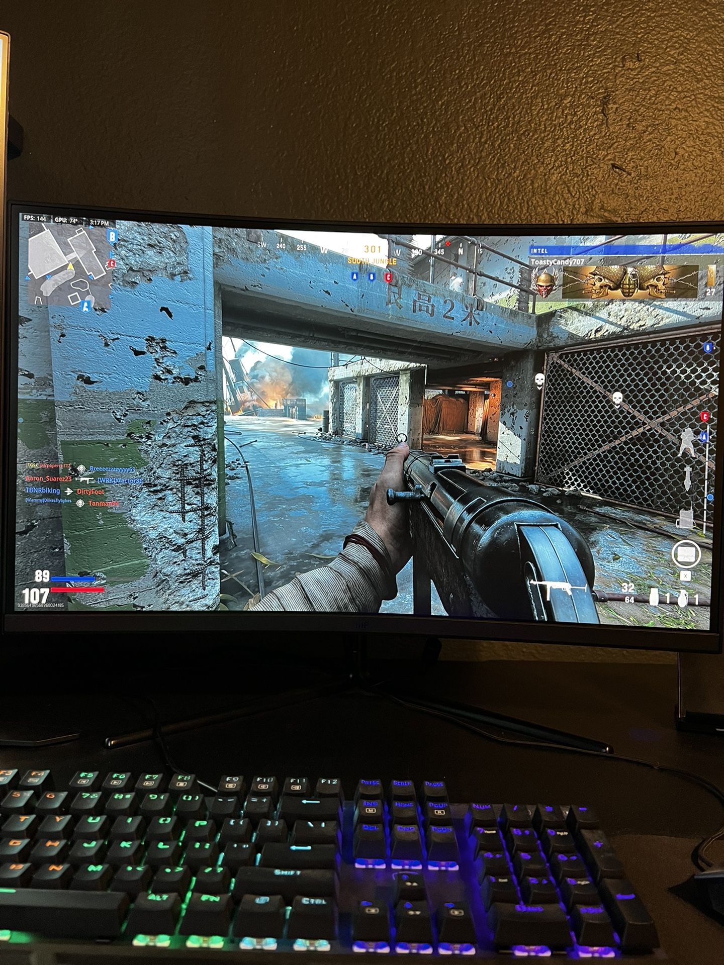 Monoprice Zero-G 27in Curved Gaming Monitor 2560x1440p