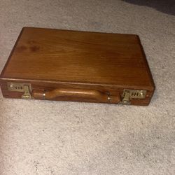 Wooden Briefcase By Presto