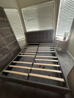 Queen sized bed