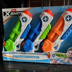 XShot Water Blasters, x3 Included 