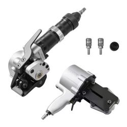 495^ Pneumatic Steel Strapping Machine, 8500 N Tension Force, Metal Strapping Tool Tensioner and Cutter Sealer for 0.748 in Width Metal Belt, Heavy Du