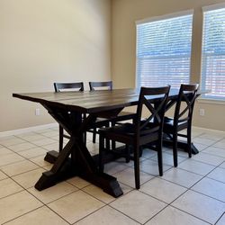 Table And 4 Chairs 