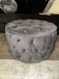 Grey Ottoman