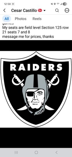 Raiders Tickets