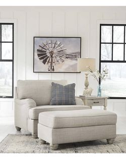 BLACK FRIDAY SALE Brand New Ashley Furniture Chair And Ottoman  Now Reduced 