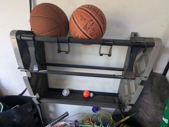 Sports rack - Wall Mounted,  includes detachable hangers