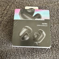 Bose Ultra Open Earbuds - True Wireless Bluetooth Earbuds - Black 