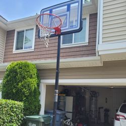 Metal Basketball Hoop Adjustable Height