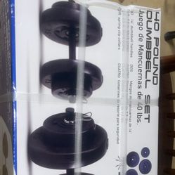 Marcy 40lb Dumbell Set (Unopened) 