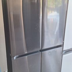 Samsung 36"inch Flex 4door Black Silver In Excellent Condition Whit Warranty Refrigerator 