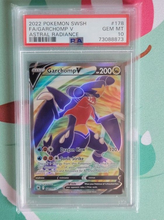 Garchomp V Full Art PSA 10