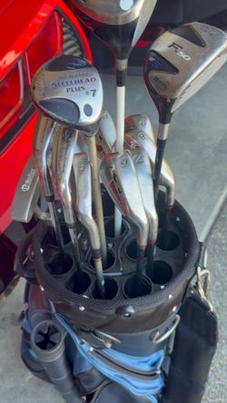 Bag Boy Cart Bag with 13 golf club