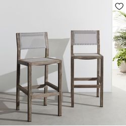 West Elm Portside Outdoor Bar Stool