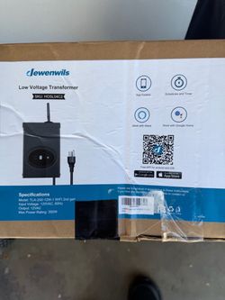 Dewenwils Low Voltage Transformer 200W WiFi