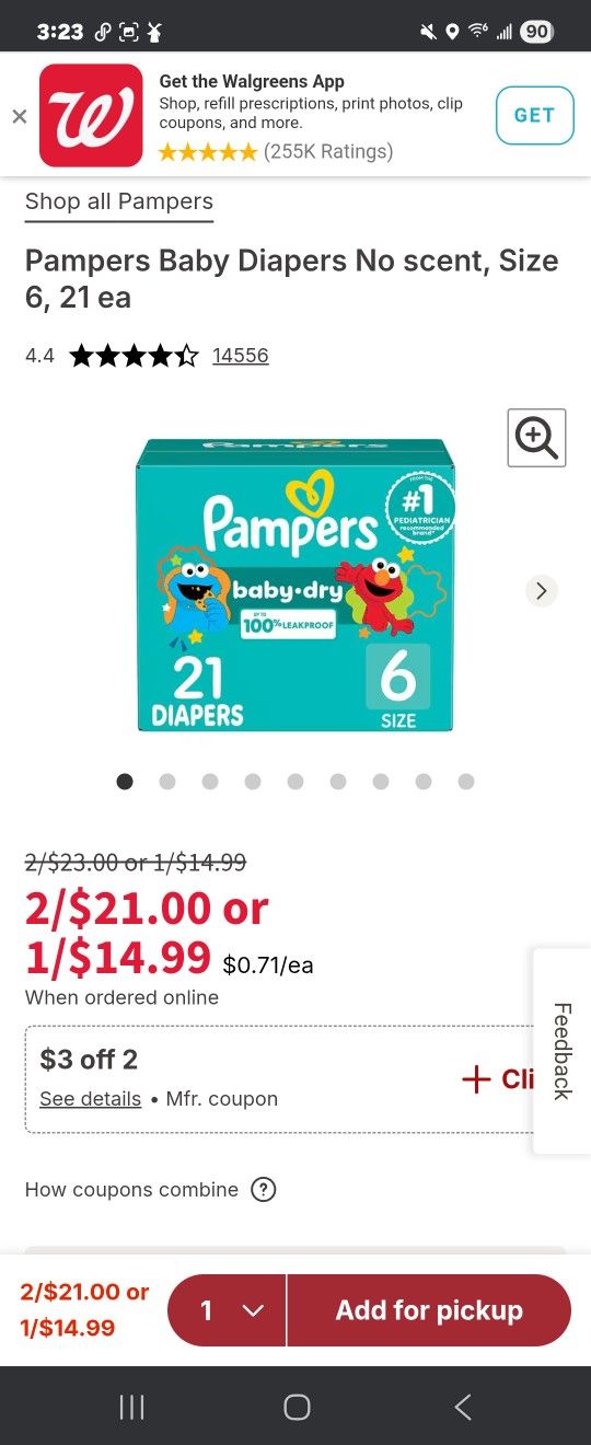 Training Pants/Diapers