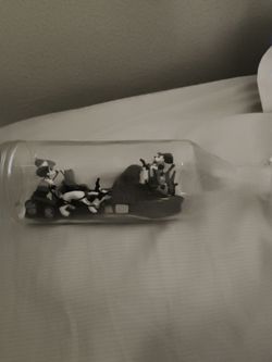 vintage "Two-Gun Mickey" 1934 bottle ship
