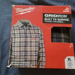 Brand New Milwaukee Flannel Size Xl $45 FIRM 