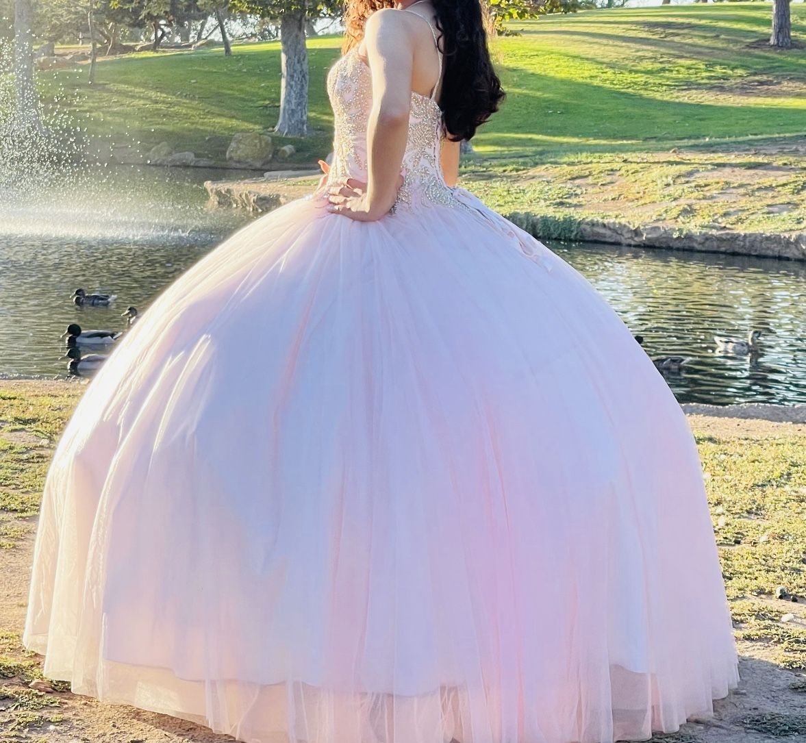 Quinceañera Dress Blush/Rose Gold