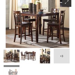 Bennox Counter Height Kitchen Table And Chairs