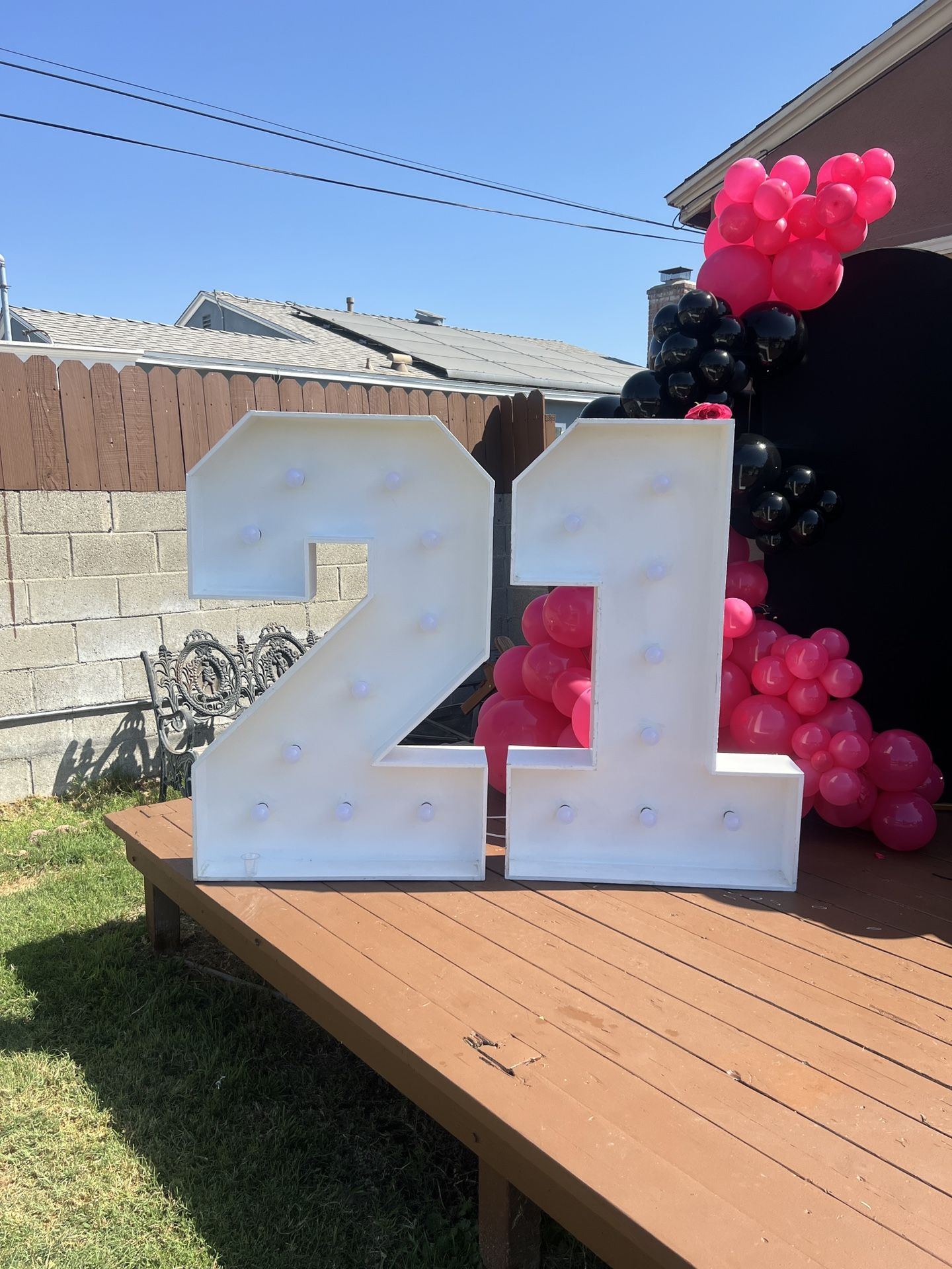Marquee Numbers 48’ H