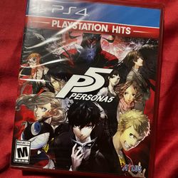 Factory SealedPersona 5 PlayStation Hits PS4 Game
