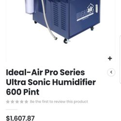 Ideal Air Pro Series Ultrasonic 600 Pint Humidifier 