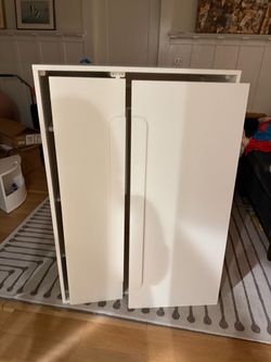 West Elm Gemini Armoire / Wardrobe – White – $200