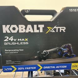 Kobalt XTR 24-volt Variable Speed Brushless Cordless Reciprocating Saw