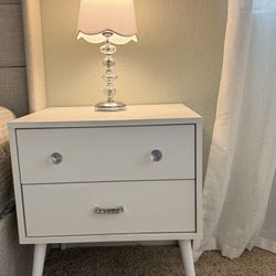 Bedside Table And Nightstand Lamp