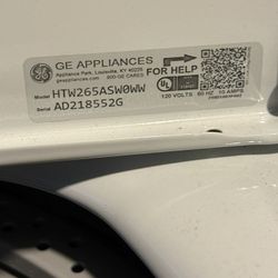 New Washer Good Dryer