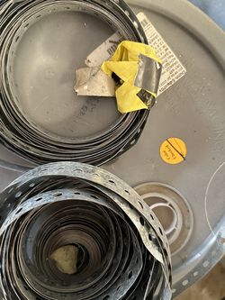 3 rolls  of drywall mesh tape , Onw roll of drywall paper tape ,caution tape and 2 rolls of metal fasteners