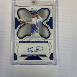 2023 National Treasures Bobby Witt Auto/25