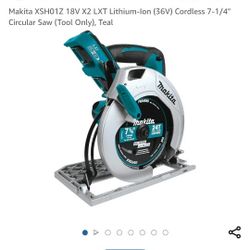 Makita XSH01 7 1/4 Circular Saw LXT 18v X 2 36v