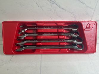 Snap-On SOXR704A SAE 4-Piece Ratcheting Box Wrench Set Polished Chrome (A1G009600)
