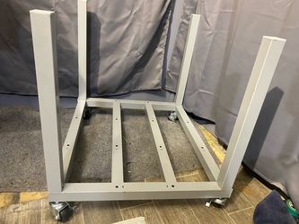 Heavy Duty Steel Cart with Casters