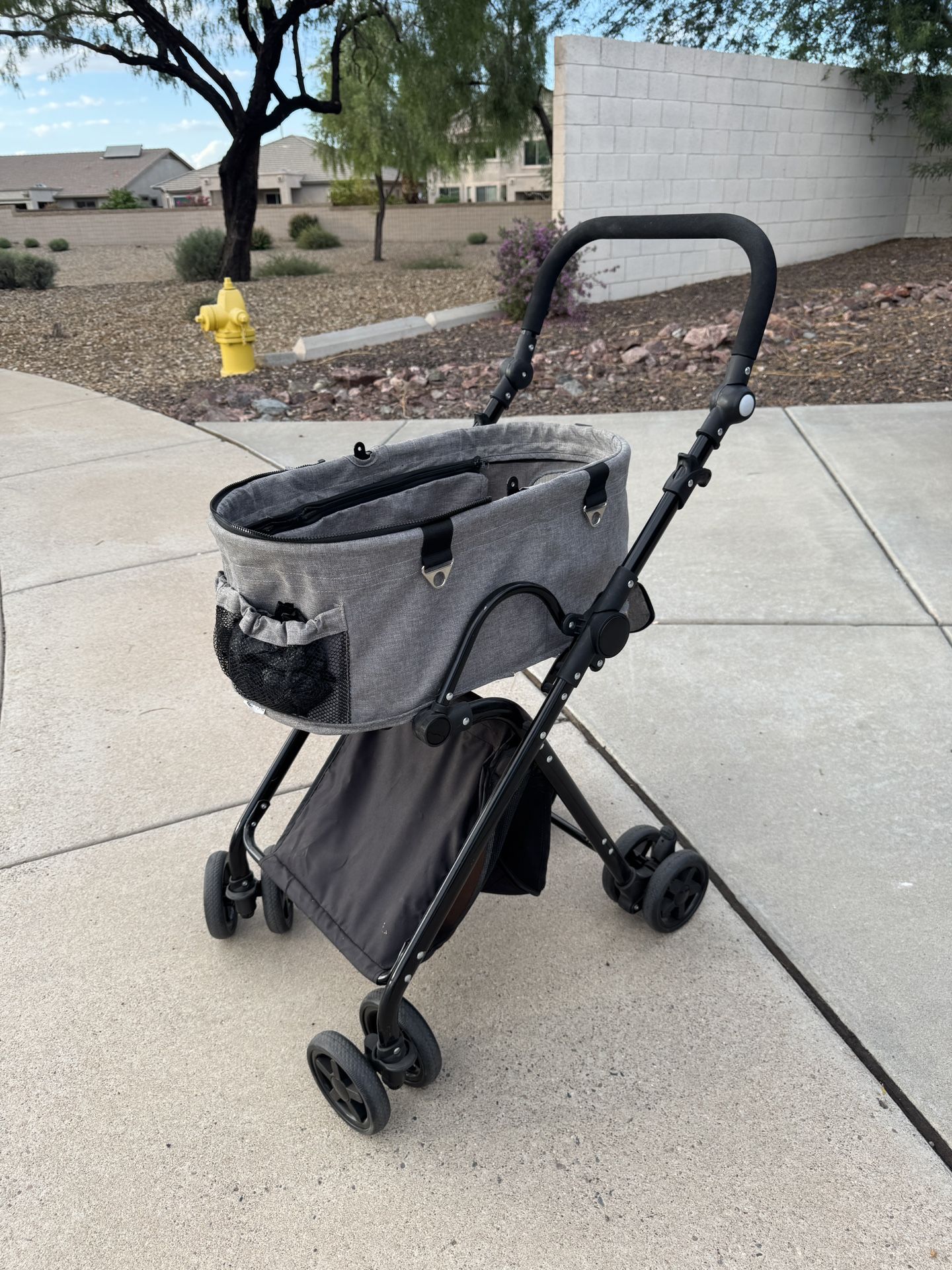 Dog Stroller With Shade Enclosure