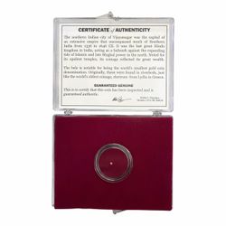 Vijayanagar Empire Gold Bele Coin with COA