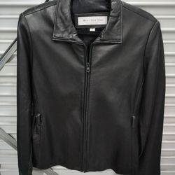 Women's Black Leather Jacket